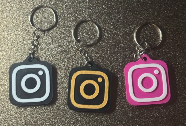 Instagram Logo NFC Keychain